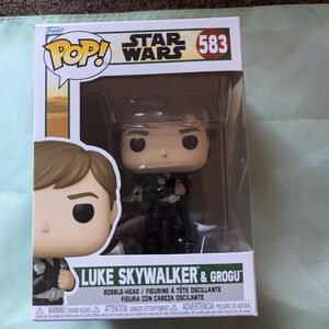Funko Pop Luke Skywalker and Grogu #583
